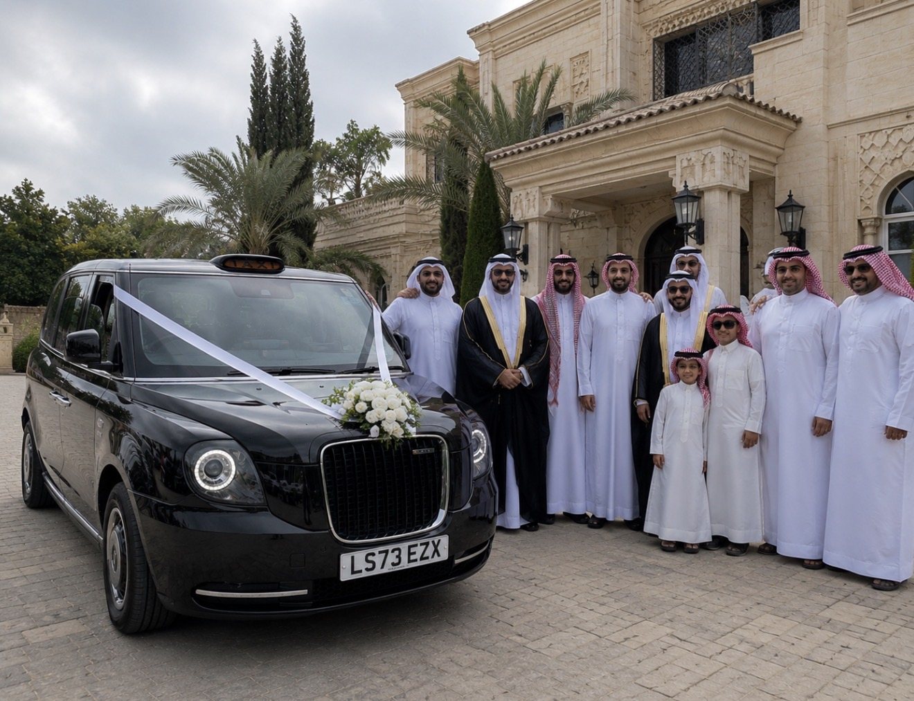 VIP family group transfer by London black taxi