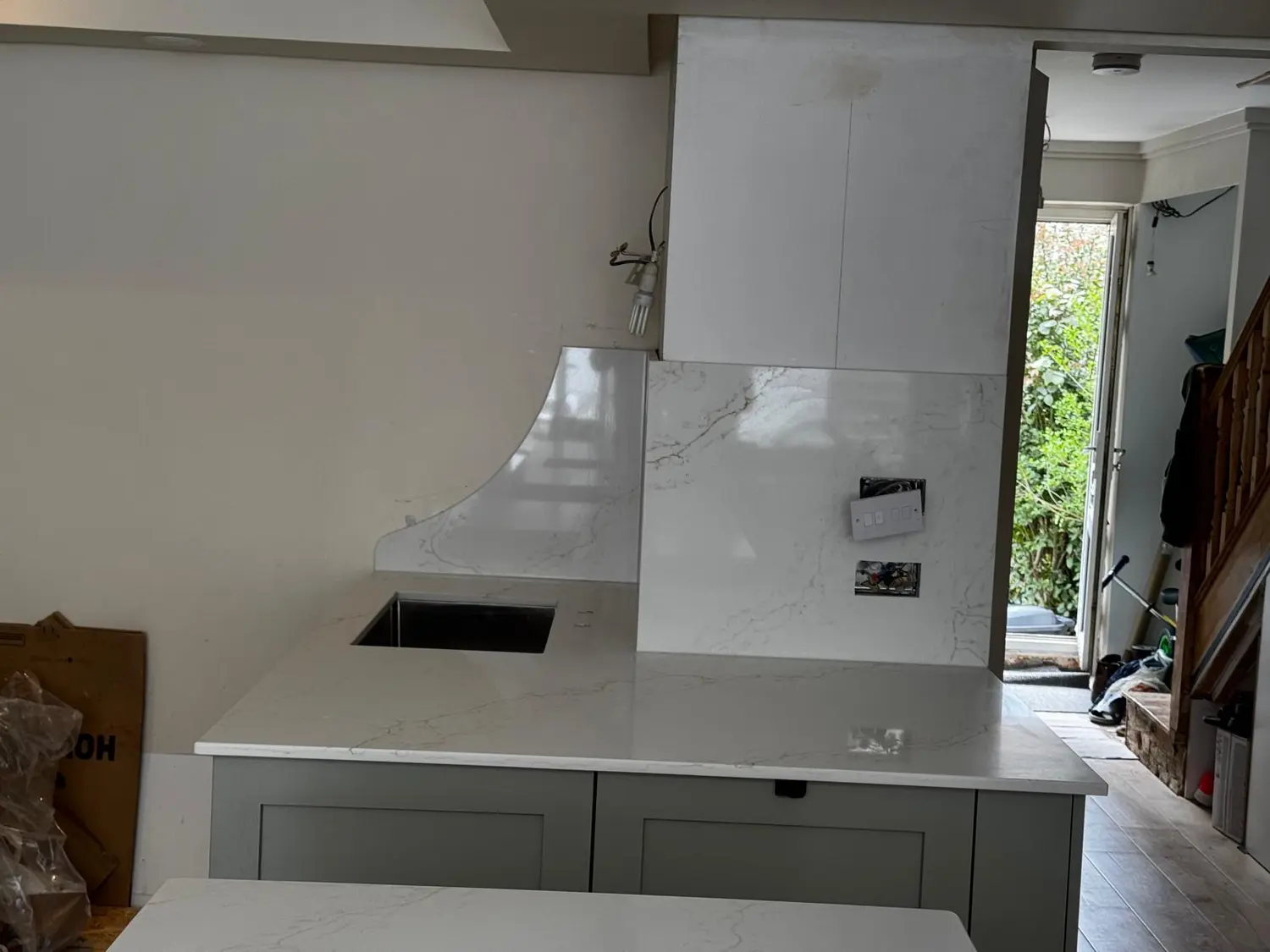 Recent marble and stone installation project by A&M Marble & Stone