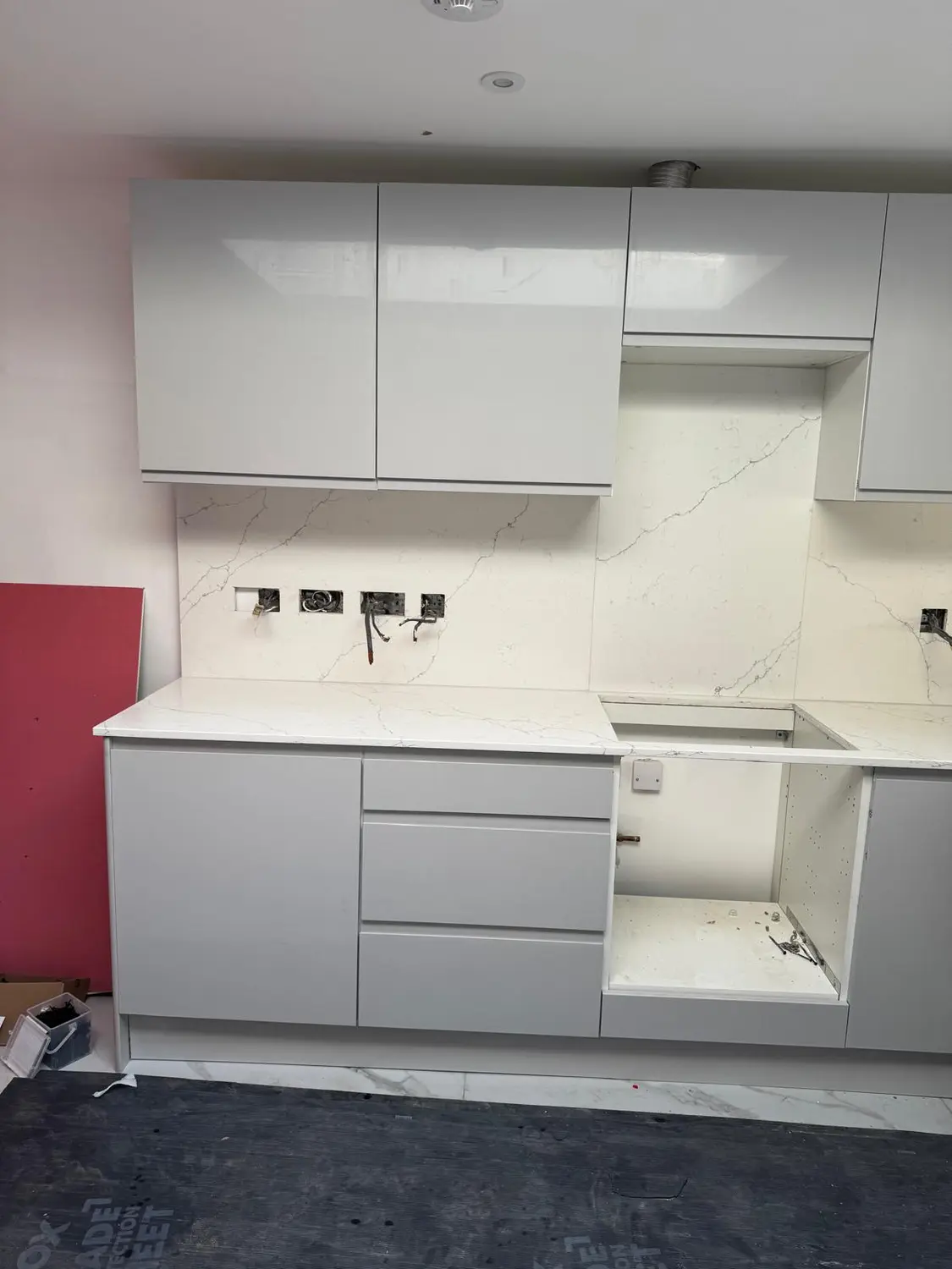 Recent marble and stone installation project by A&M Marble & Stone