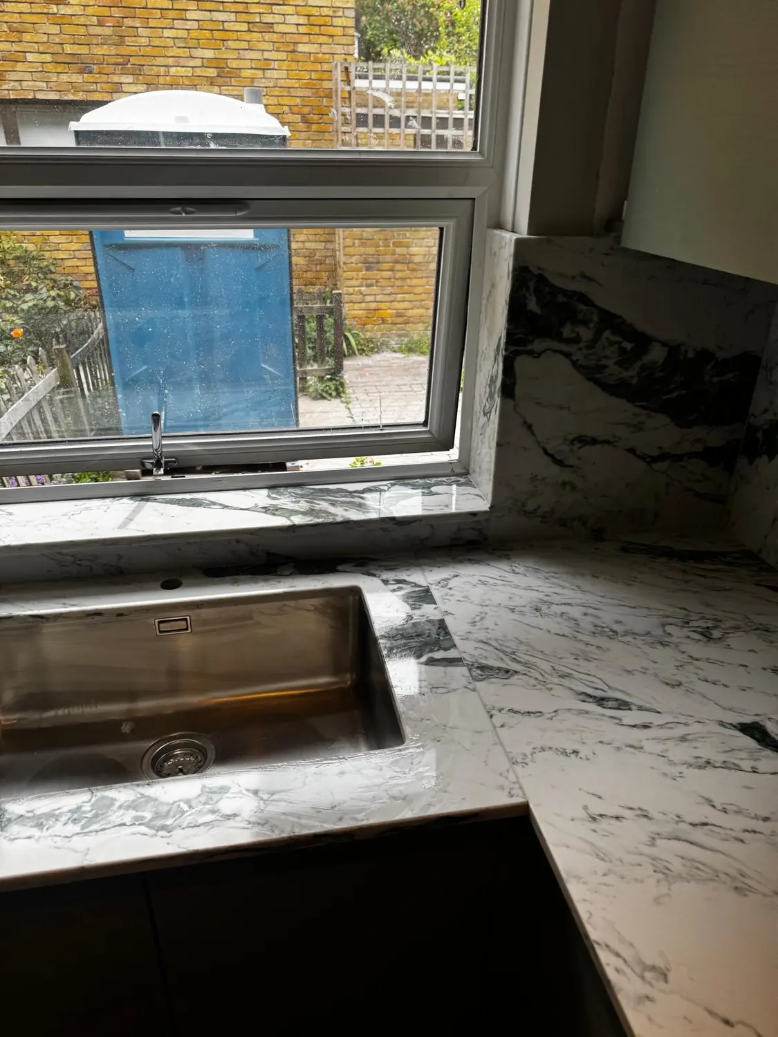 Recent marble and stone installation project by A&M Marble & Stone