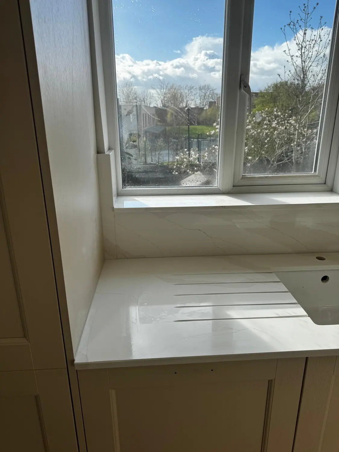 Recent marble and stone installation project by A&M Marble & Stone
